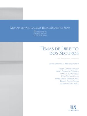 cover image of Temas de Direito dos Seguros--2º Edição revista e aumentada